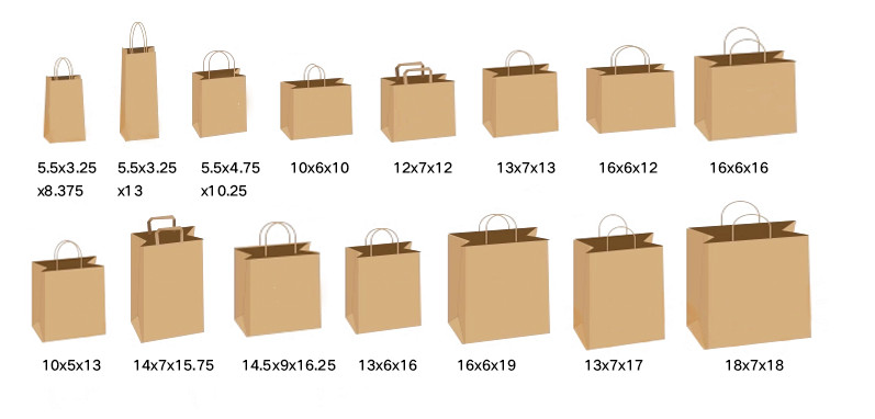 Paper bags shape customize, custom paper bag size